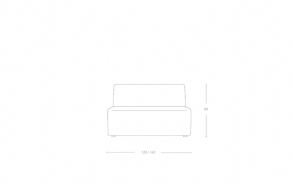 Dimensoes do produto sofa ricci